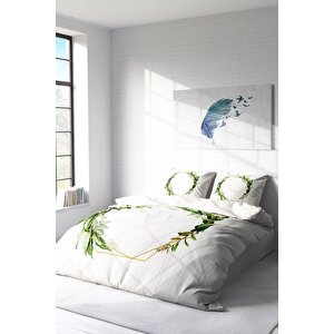 King Size Sarmaşık 3d Çift Kişilik Nevresim Takımı