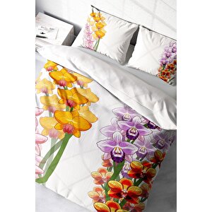 King Size Orchid Naturel Çift Kişilik Nevresim Takımı