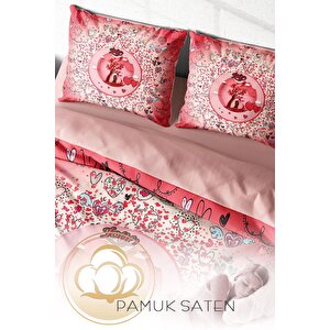 King Size Sevgililer Günü Xıı 3d Çift Kişilik Nevresim Takımı