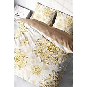 King Size Gold Luxury 3d Çift Kişilik Nevresim Takımı
