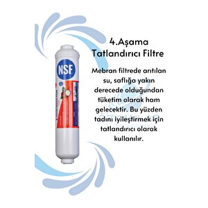 Kapalı Kasa Su Arıtma Cihazı Iki Tarafı Çubuklu 6'lı Filtre Seti Membran Nsf Onaylı