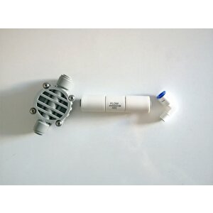 Su Arıtma Shut-off+300 Gpd Atık Su Kısıcı+check Valfli Dirsek