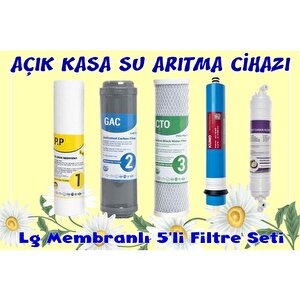Su Arıtma 5li Filtresi Lg Mebran Ve Tatlandırıcı