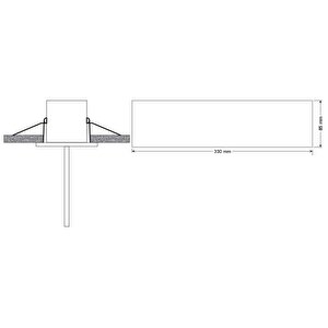 Arsel Arselite Eko Ae-2223-l Sıva Altı Acil Çıkış Yönlendirme Armatürü Sürekli Ve Kesintide 180 Dak. Yanan 19 Led