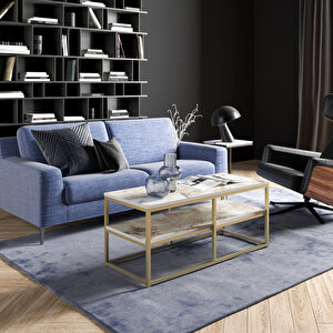 Decoroti̇ka Forteaus Orta Sehpa Gold Beyaz