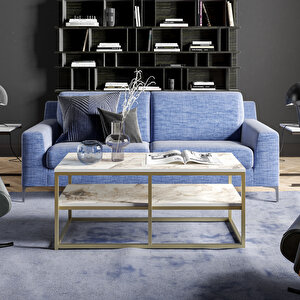 Decoroti̇ka Forteaus Orta Sehpa Gold Beyaz