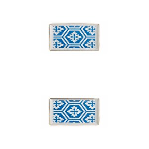 Morocco Desen Mavi Kahvaltı Tabağı 18cm 2'li 04ap018775