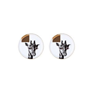 Wild Life Giraffe Düz Tabak 20cm 2'li 04alm005130