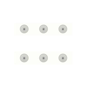 Arabesque Desen Düz Tabak 21cm 6'lı 04alm005997