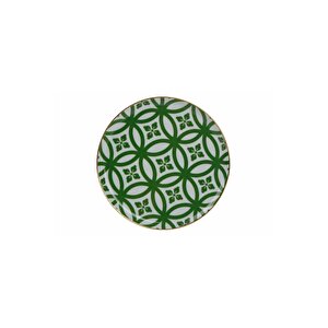Morocco Desen Yeşil Düz Tabak 20cm 04ap018853