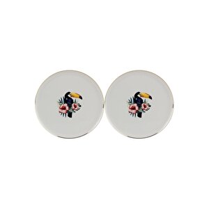 Exotic Desen Düz Tabak 20cm 2'li 04alm002889