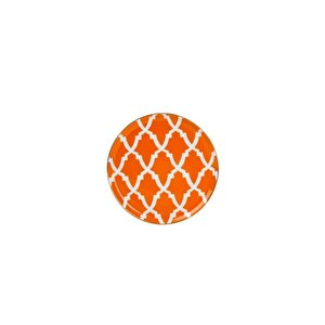 Morocco Desen Turuncu Düz Tabak 20cm 04ap018857