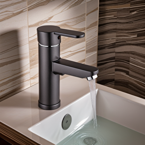 Antrasit Gri Mix Lavabo Bataryası F1 model 19 cm
