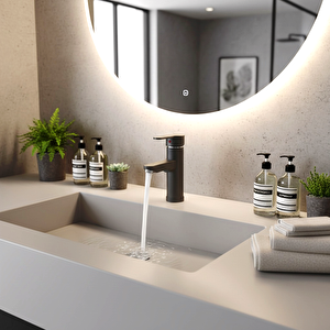 Antrasit Gri Mix Lavabo Bataryası F1 model 19 cm