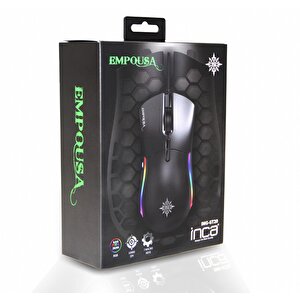 Inca Img-gt20 10000 Dpı 6 Rgb Led Işıklı 7 Programlanabilir Tuş Çift Kapaklı Pro Gaming Oyuncu Mouse Img-gt20