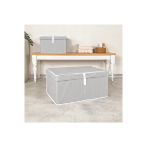 Çok Amaçlı Düzenleyici Kutu Mega Gri 60x40x30cm Gri