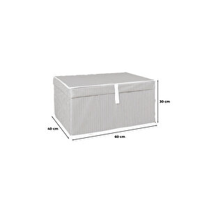 Çok Amaçlı Düzenleyici Kutu Mega Gri 60x40x30cm