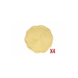 Porland Priya Sarı Amerikan Servis 38cm 4'lü 04sty007367