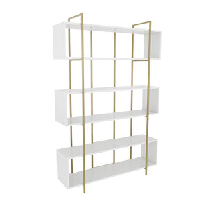 Decoroti̇ka Bruti̇ Ki̇taplik Beyaz Gold