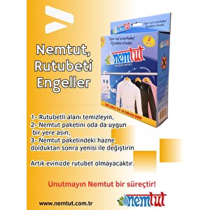 nemtut Nem Tutucu Alıcı Rutubet Giderici Önleyici Korozyon Önleyici Koku Giderici 2 Kg (2 KUTU/4 PAKET)