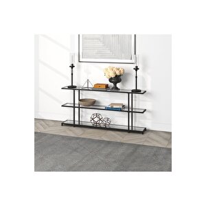 Betty Siyah Metal&cam Dresuar 160cm