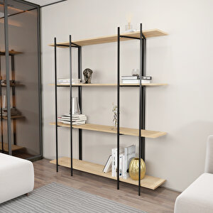 Decoroti̇ka Moss Ki̇taplik Safi̇rmeşe Si̇yah