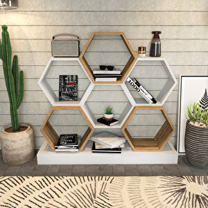 Decoroti̇ka Çi̇çek Ki̇taplik Beyaz Ud