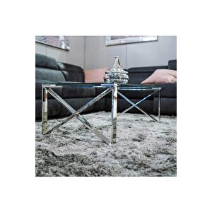Fosca Paslanmaz Metal Orta Sehpa