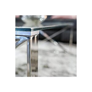 Fosca Paslanmaz Metal Orta Sehpa