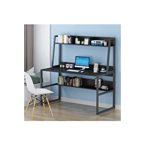Luna Siyah Metal Çalışma Masası