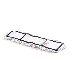 Nemli Palet Yedek Mop Paspas 50 Cm. / Nem Alıcı Mop - Pamuklu / Beyaz - 10 Adet