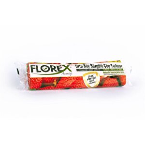 Florex 40 Litre Büzgülü Çilek Kokulu Çöp Torbası Poşeti / 55 X 60 Cm. - 10 Adetlik 3 Rulo
