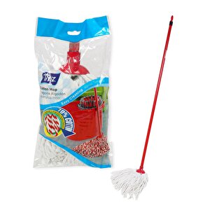 Titiz İspanyola Yedek Vidalı Cotton Mop / Mop Başlığı / Paspas Ucu - 5 Adet