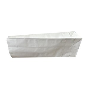 Laminelli Kraft Beyaz Kese Kağıdı - Orta Boy - 14 X 35,5 Cm. - 10 Kg. - 20 Adetlik 10 Paket