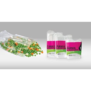 Naksan Arma Şeffaf Naylon 5 Lik 30x52 Cm. Bakkaliye Poşeti Torbası - 1 Kg. - Ort. 85 Adet - 10 Paket