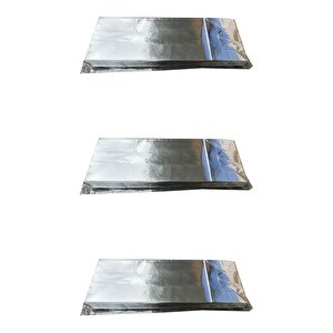 Metalize Kraft Kese Kağıdı - Orta Boy - 14 X 35 Cm. - 20 Adetlik 3 Paket