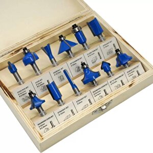 Topshop Th03038 Freze Bıçağı 6mm Set 12 Parça