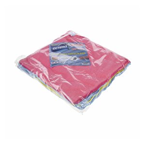 Evima Mikrofiber Bez Temizlik Toz Cam Bezi - Karışık Renk - 40 X 40 Cm. - 20 Adetlik Paket