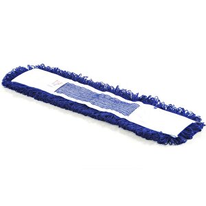 Orlon Mavi Statik Toz Mop Takımı Seti - 80 Cm. - 5 Adet Mop + Mop Tutucu + Sap - 1 Takım