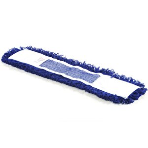 Orlon Mavi Statik Toz Mop Takımı Seti - 80 Cm. - 5 Adet Mop + Mop Tutucu + Sap - 1 Takım