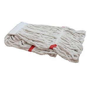 Çift Kovalı Temizlik Seti Yedek Islak Mop Dar Pamuklu Beyaz - 17 Cm. - 350 Gr. - 1 Adet