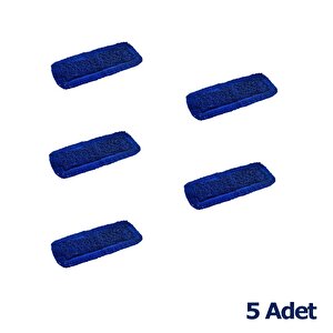 Ekol Orlon Nemli Palet Tablet Toz Toplama Statik Mop - Mavi - 50 Cm. - 5 Adet