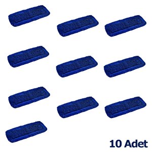 Ekol Orlon Nemli Palet Tablet Toz Toplama Statik Mop - Mavi - 50 Cm. - 10 Adet