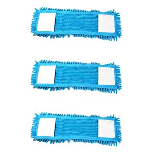 Cod-ex Mikrofiber Islak Kuru Nemli Makarna Şönil Palet Tablet Mop Yedeği - 80 Cm. - 3 Adet