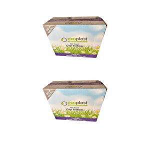 Ecoplast 240 Litre Siyah Hantal Konteyner Çöp Torbası - 100 X 150 Cm. - 600 Gr. - 10 Adetlik 20 Rulo