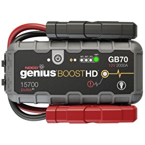 Genius Gb70 12v 2000amp Ultrasafe Lityum Akü Takviye + Powerbank + Led Lamba