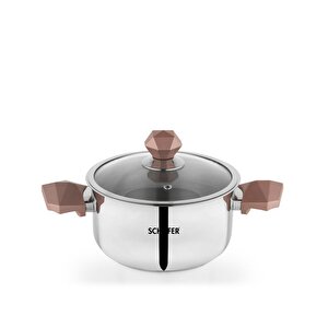 New Honor Çelik Çeyiz Seti-13 Parça- Rosegold