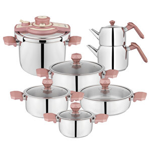 Schafer New Honor Çelik Çeyiz Seti-13 Parça- Rosegold