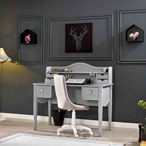 Classy Gri Genç Odası Çalışma Masası