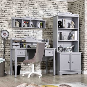 Classy Gri Genç Odası Çalışma Masası